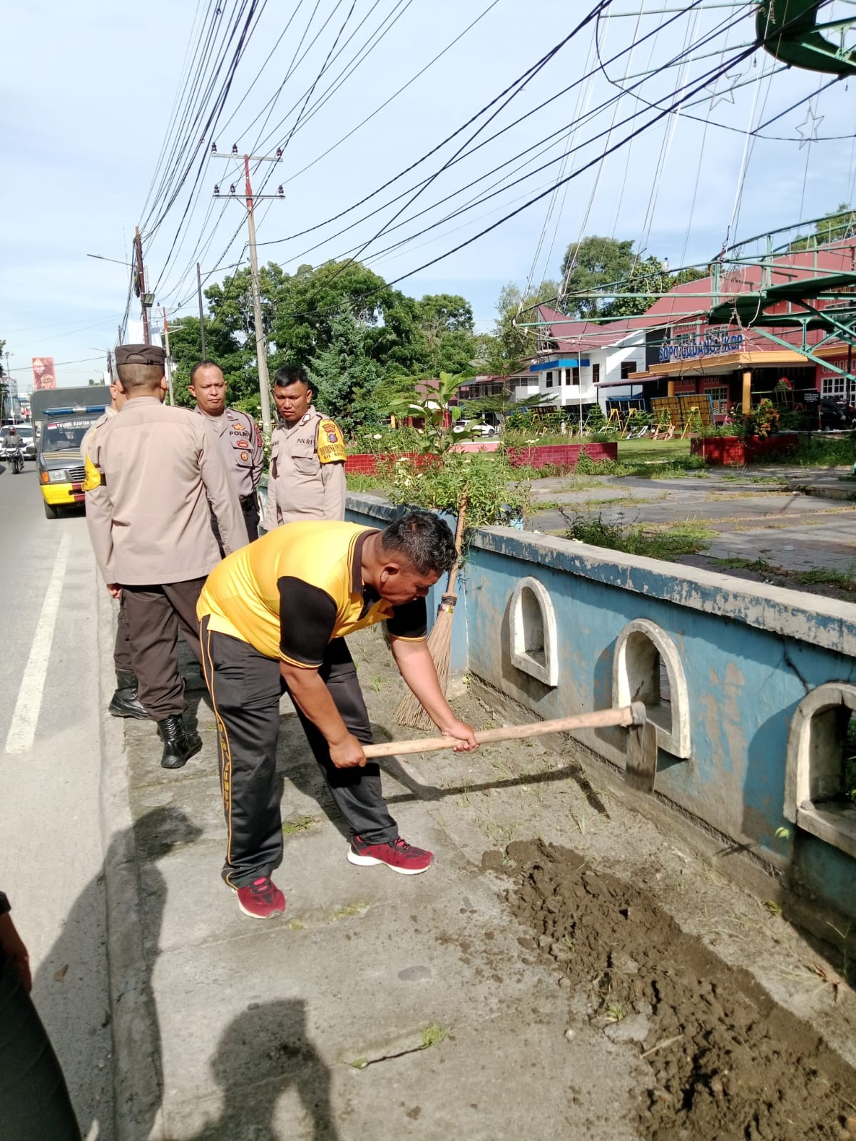 3 Pilar Kecamatan Siantar Selatan Gotong Royong Bersama